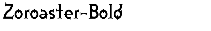 Zoroaster-Bold