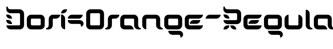 DorisOrange-Regular