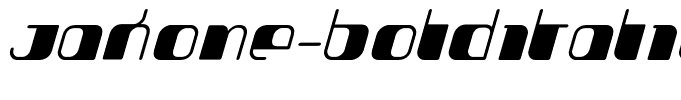 Jakone-BoldItalic