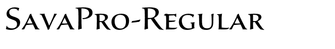 SavaPro-Regular