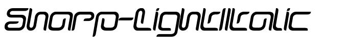 Sharp-LightItalic