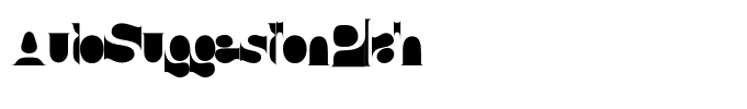 AutoSuggestionPlain