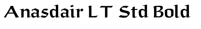 Anasdair LT Std Bold