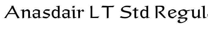 Anasdair LT Std Regular