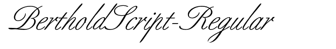 BertholdScript-Regular