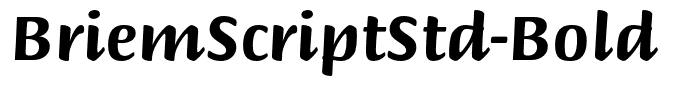 BriemScriptStd-Bold