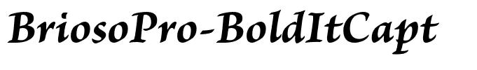 BriosoPro-BoldItCapt