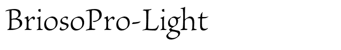 BriosoPro-Light