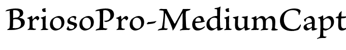 BriosoPro-MediumCapt