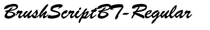 BrushScriptBT-Regular