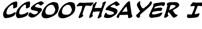 CCSoothsayer Italic