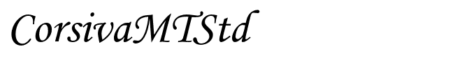 CorsivaMTStd