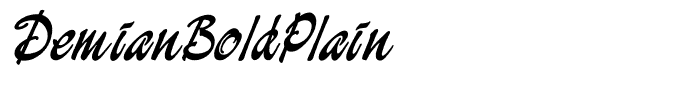 DemianBoldPlain