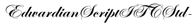 EdwardianScriptITCStd-Bold