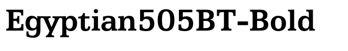 Egyptian505BT-Bold