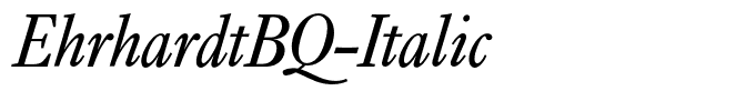 EhrhardtBQ-Italic