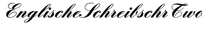 EnglischeSchreibschrTwoBQ-Bold