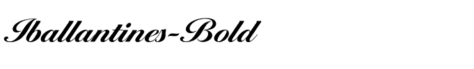 Iballantines-Bold