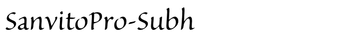 SanvitoPro-Subh