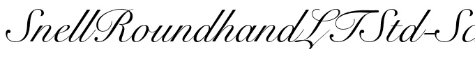 SnellRoundhandLTStd-Scr