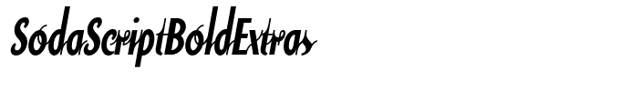 SodaScriptBoldExtras