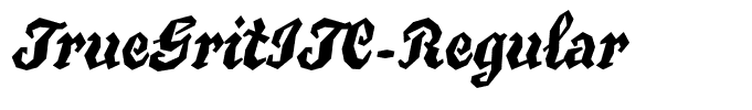 TrueGritITC-Regular