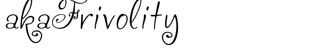 akaFrivolity