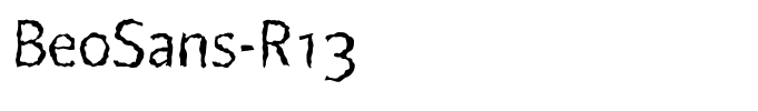 BeoSans-R13