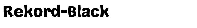 Rekord-Black