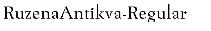RuzenaAntikva-Regular