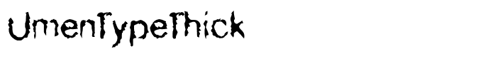 UmenTypeThick