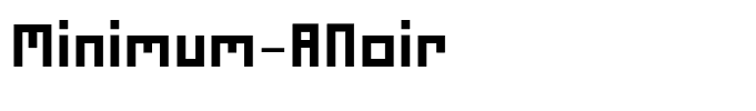 Minimum-ANoir