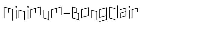 Minimum-BongClair
