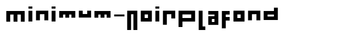 Minimum-NoirPlafond