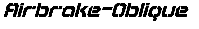 Airbrake-Oblique