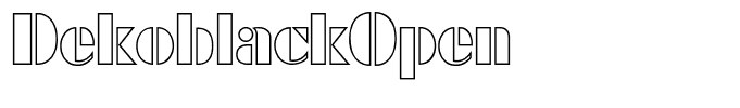 DekoblackOpen