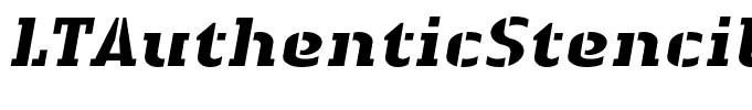 LTAuthenticStencil-HeavyItalic