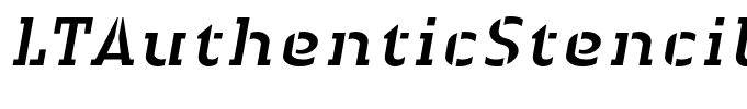LTAuthenticStencil-Italic