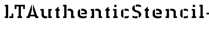 LTAuthenticStencil-Regular