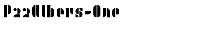 P22Albers-One