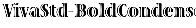 VivaStd-BoldCondensed
