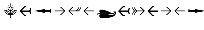 LisboaDingbatsArrows