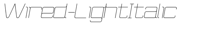 Wired-LightItalic