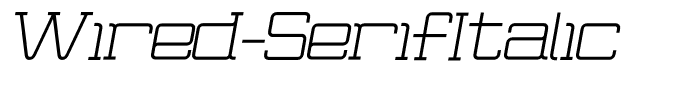 Wired-SerifItalic
