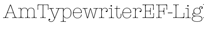 AmTypewriterEF-Light