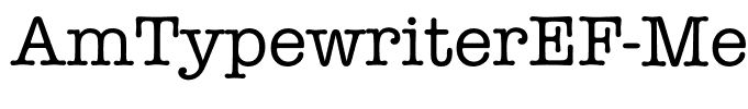 AmTypewriterEF-Medium