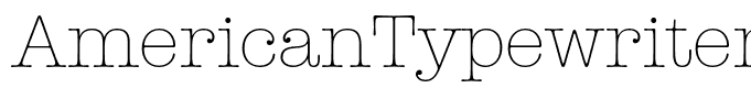 AmericanTypewriter-Light(1)