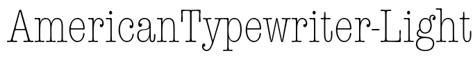 AmericanTypewriter-LightCond(1)