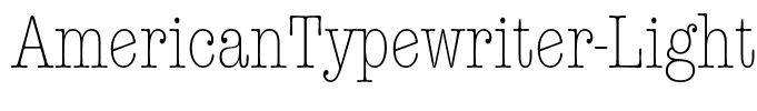 AmericanTypewriter-LightCondA(1)