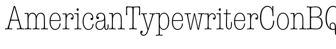 AmericanTypewriterConBQ-Light